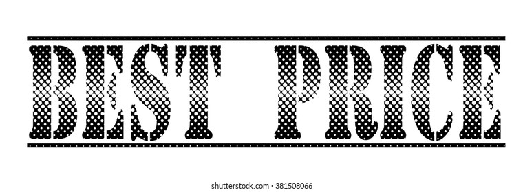  rubber stamp with text "best price" on white, vector illustration