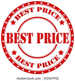 Rubber stamp with text Best Price,vector illustration