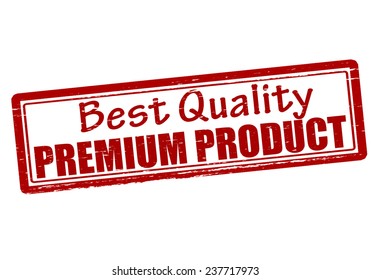 Rubber stamp with text best quality inside, vector illustration
