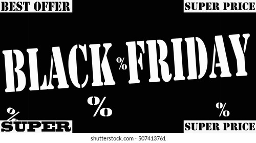 Rubber stamp with text black Friday inside, vector illustration