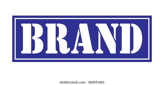  rubber stamp with text "brand" inside,vector illustration