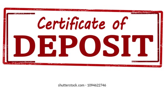 Certificate Of Deposit