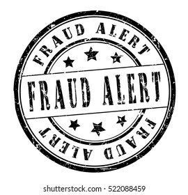 Rubber Stamp Text Fraud Alert On Stock Vector (Royalty Free) 522088459 ...