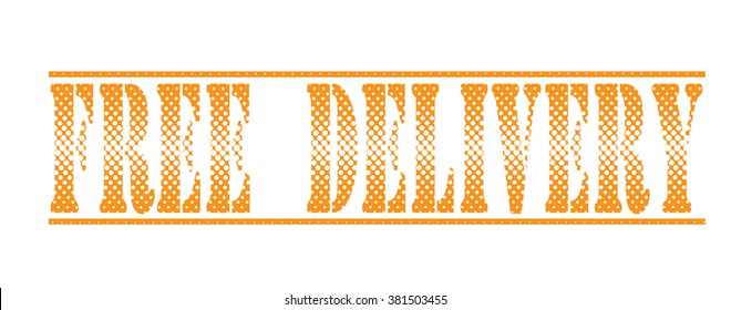  rubber stamp with text "free delivery" on white, vector illustration