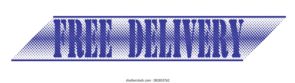  rubber stamp with text "free delivery" on white, vector illustration