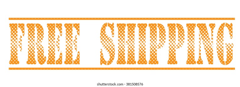  rubber stamp with text "free shipping" on white, vector illustration
