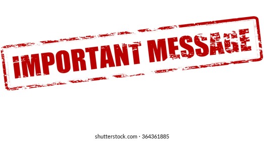 Image result for IMPORTANT MESSAGE IMAGE