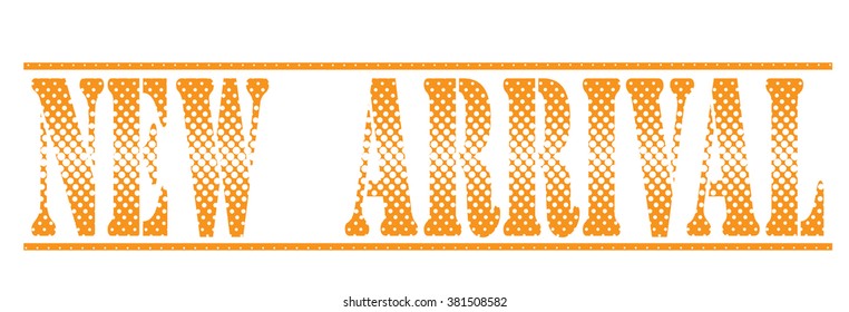  rubber stamp with text "new arrival" on white, vector illustration