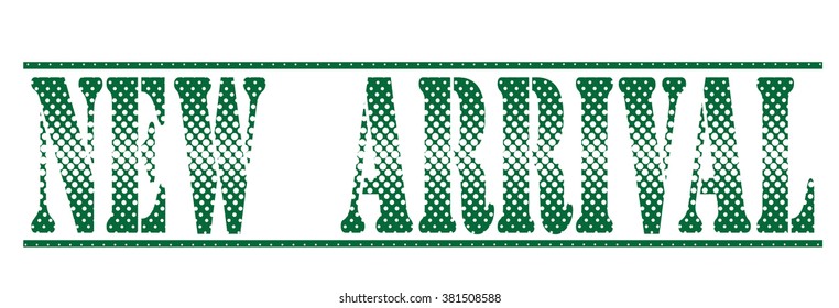  rubber stamp with text "new arrival" on white, vector illustration
