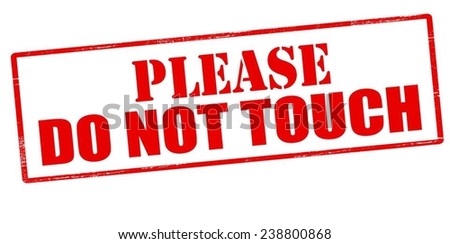 Rubber Stamp Text Please Do Not Stock Vector Royalty Free