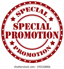 Rubber stamp with text Special Promotion,vector illustration