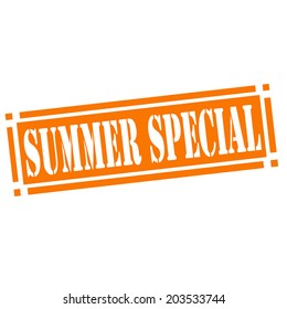 Rubber Stamp With Text Summer Special,vector Illustration