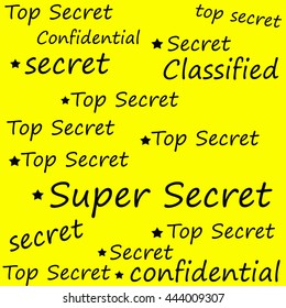 Rubber stamp with text super top secret inside, vector illustration