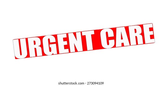 Rubber stamp with text urgent care inside, vector illustration