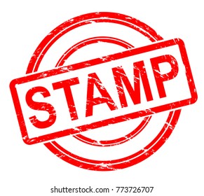  rubber stamp, Vector illustration.
