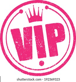Rubber stamp Vip.