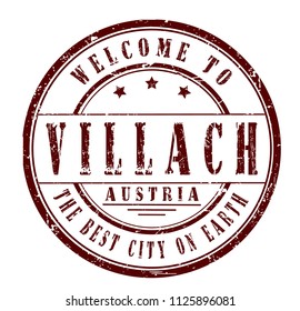 rubber stamp "welcome to Sydney, Austria", vector illustration