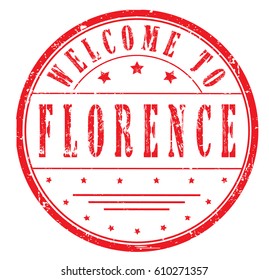 rubber stamp "welcome to ", vector illustration