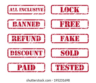 Rubber stamps
