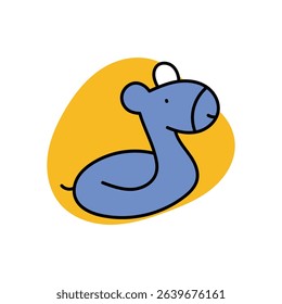Rubber Toy Icon vector stock illustration