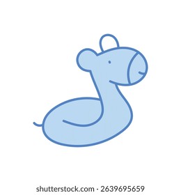 Rubber Toy Icon vector stock illustration