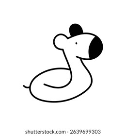 Rubber Toy Icon vector stock illustration