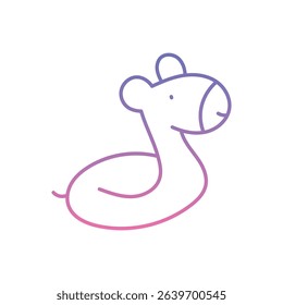 Rubber Toy Icon vector stock illustration