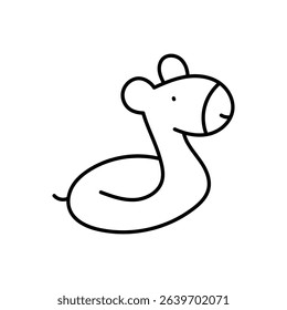 Rubber Toy Icon vector stock illustration