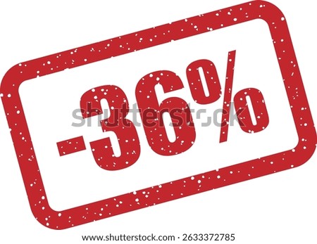 Rubber vector stamp with bold 