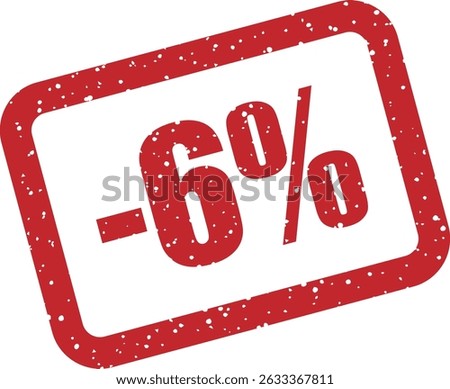 Rubber vector stamp with bold 