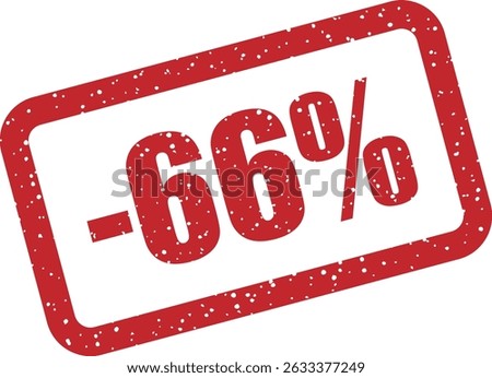 Rubber vector stamp with bold 