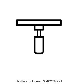 Rubber window wiper for cleaning slippery surfaces