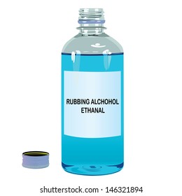 Rubbing Alcohol Ethanal Vector