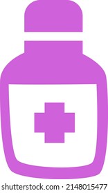 Rubbing Alcohol, Illustration, Vector On A White Background.