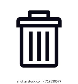 rubbish bin icon