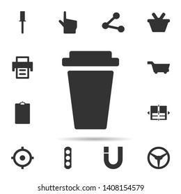 rubbish bin icon. Universal set of web for website design and development, app development