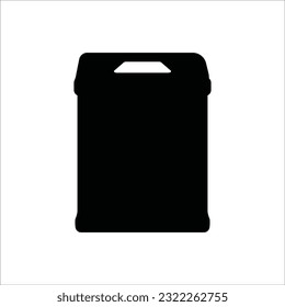 rubbish bin icon vector illustration logo design
