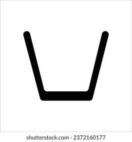 rubbish bin icon vector illustration logo design