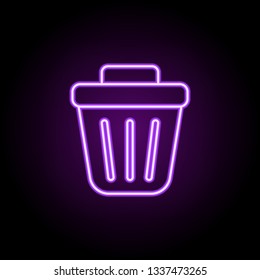 rubbish bin icon. Web icons universal set for web and mobile