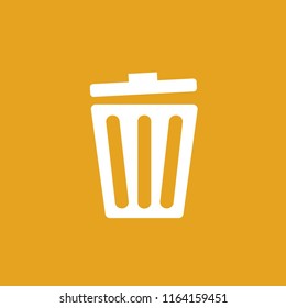 rubbish bin icon.Vector