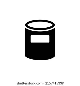 rubbish bin new icon simple vector