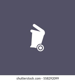 Rubbish can icon