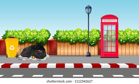 A Rubbish in Dirty Neighbourhood illustration