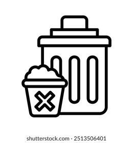 Rubbish Icon Element For Design