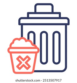 Rubbish Icon Element For Design