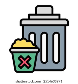 Rubbish Icon Element For Design