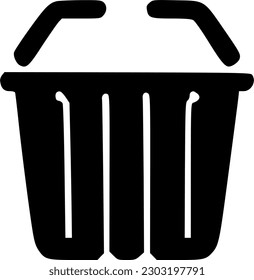 rubbish icon vector symbol design illustration
