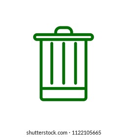 Rubbish vector icon