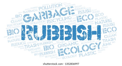 Rubbish word cloud.