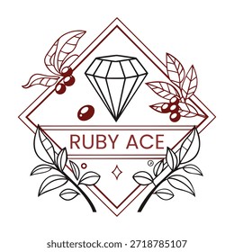 RUBE ACE VECTOR LOGO DESIGN TEMPLATE